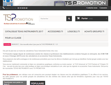 Tablet Screenshot of boutique-calculatrice-ti.com